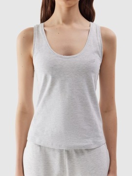 ЖЕНСКАЯ ФУТБОЛКА 4F ХЛОПКОВЫЙ ТОП С БРЕМЯМИ SS24F041