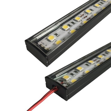 Рассеиватель ПВХ длиной 1 метр для алюминиевых профилей типа ABC ПРОЗРАЧНЫЙ