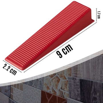 КЛИНИ ДЛЯ УКЛАДКИ ПЛИТКИ, СИСТЕМЫ ВЫРАВНИВАНИЯ, 100 ШТ.