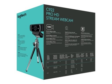 LOGITECH 960-001088 Веб-камера Logitech C922 Pro Stream — USB — EMEA