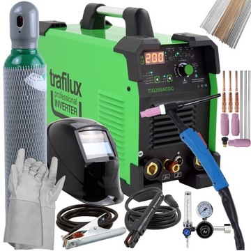 Spawarka TRAFILUX 200A SPOT TIG AC DC Puls ZESTAW