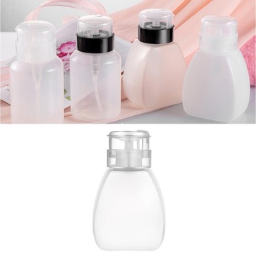 Жидкость для снятия лака с прессом Бутылка 77х120мм Прозрачная