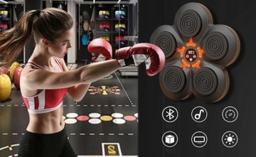 ТРЕНИРОВОЧНЫЙ БОКСОВЫЙ ЩИТ МУЗЫКАЛЬНЫЙ БОКСЕРСКИЙ МАШИНА BLUETOOTH ДЛЯ НАСТЕННОГО КОМПЛЕКТА