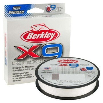 Plecionka Berkley X9 0.20mm 20.6kg 150m clear