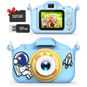 APARAT CYFROWY KAMERA DLA DZIECI 1080p 32GB