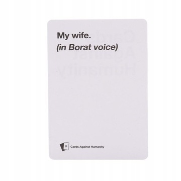 Карты для игры Cards Against Humanity Party в g