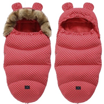 СПАЛЬНЫЙ МЕШОК ПРЕМИУМ ДЛЯ ГОНДОЛЬНОЙ КОЛЯСКИ ТЕПЛЫЙ СОН С МЕХОВЫМ УТЕПЛИТЕЛЕМ СПАЛЬНЫЙ МЕШОК