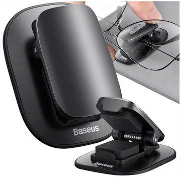BASEUS UCHWYT DO SAMOCHODU KLIPS NA OKULARY SAMOPRZYLEPNY MOCNY WIESZAK