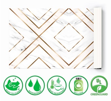 Podkładka ochronna 120x60 na Biurko Złote Linie