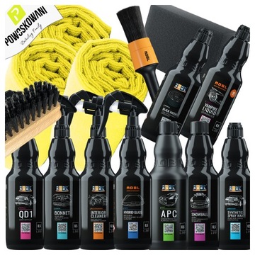 ADBL PROFESJONALNY ZESTAW KOSMETYKÓW DO SAMOCHODU AUTA PREZENT DETAILING