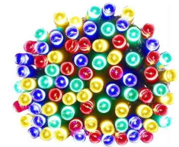 Светодиодные елочные фонари 500, 8 программ, дополнительная многоцветная розетка