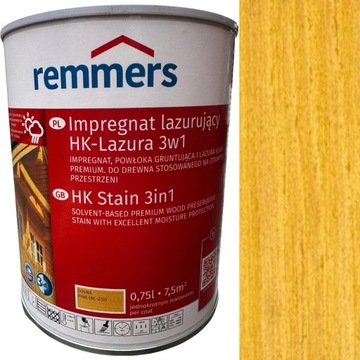 Remmers IMPREGNAT do elewacji HK LASUR LAZURA 3w1 0,75L SOSNA 2262