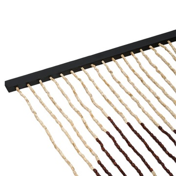 ДВЕРНАЯ ШТОРА 31 СТРУНКА С ДЕРЕВЯННЫМИ БУСАМИ 220 СМ