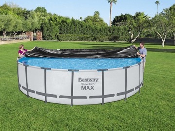 Покрытие для бассейна Коврик для покрытия Накрытие для бассейна Каркас 549 см BESTWAY 58039