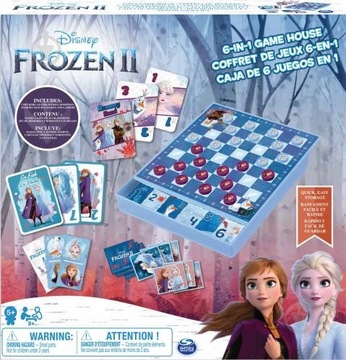 Gra SPIN MASTER GRA Frozen Zestaw 6 w 1 warcaby...