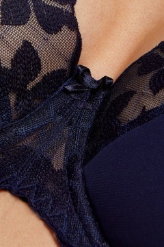 Biustonosz Soft Biustonosz Semi-Soft Model Mona B3 Navy - Gorteks
