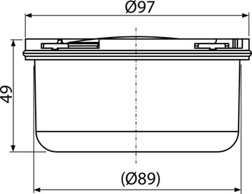 Мокрый сифон для APV26, APV26C — APV0050