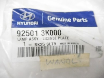 LAMPA TABULKY SPZ HYUNDAI SONATA OE 92501 3K000