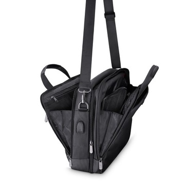 Сумка для ноутбука 17.3 ProBusiness RFID USB большая многофункциональная сумка ZAGATTO