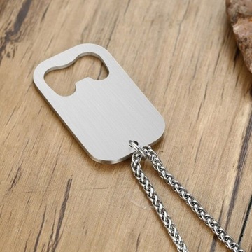 Прямоугольная подвесная открывалка для бутылок, сталь