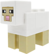 LEGO Minecraft - figurka owca biała minesheep07