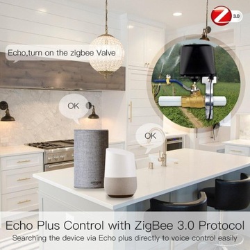 ZIGBEE TUYA Умный контроллер газового и водяного клапана