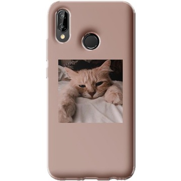 ETUI DO HUAWEI P20 LITE GUMA WZORY CASE + SZKŁO