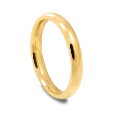 OBRĄCZKA ZŁOTA ŚLUBNA SZEROKOŚĆ 3 MM