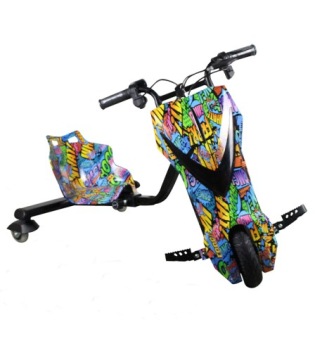 Elektrická Motokára Na 3 Kola Skútr Vozidlo Skateboard Elektrický Led Drift