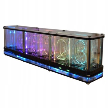 RGB Nixie Tube Zegar Budzik Pulpit Nowoczesny