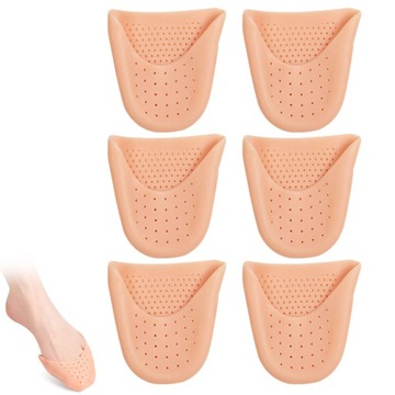 Wysokie obcasy Toe Pads Topper Skarpety Wkład