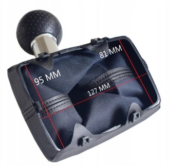 GAŁKA ZMIANY BIEGÓW + MIESZEK do AUDI A4 B6 B7 6B 6 BIEGÓW 2001 - 2008
