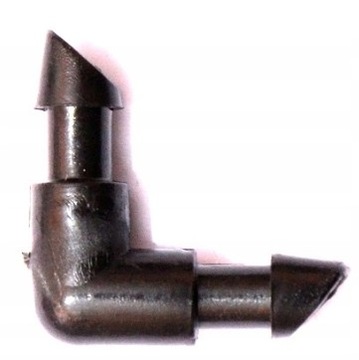 1X ZŁĄCZKA ŁĄCZNIK KOLANKO PLASTIKOWY DO WĘŻY 4X4 mm