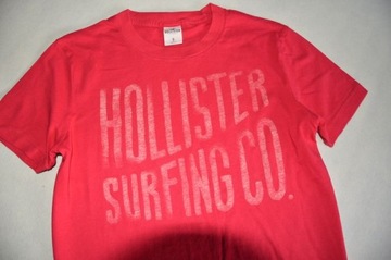 HOLLISTER - logowana koszulka T-shirt - S