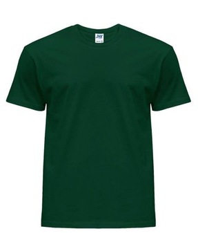 Koszulka męska t-shirt JHK Zieleń butelkowa