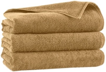 Ręcznik gładki 70x140 BAWEŁNA beżowy KĄPIELOWY BEŻ