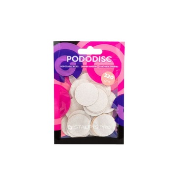 PODODISC STALEKS Wymienne nakładki L g.320 BIAŁE