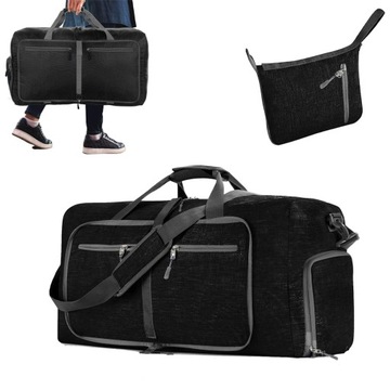TORBA BAGAŻ PODRĘCZNY DO SAMOLOTU 61 x 27 x 34cm POJEMNA UCHWYT KIESZENIE