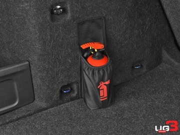 Чехол на огнетушитель с держателем на липучке для автомобиля UG3