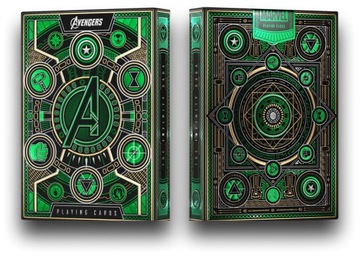 Theory11 AVENGERS GREEN EDITION - karty klasyczne