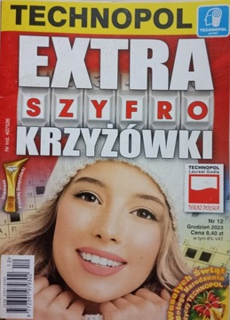 Krzyżówki EXTRA SZYFRO KRZYŻÓWKI TECHNOPOL 12/2023
