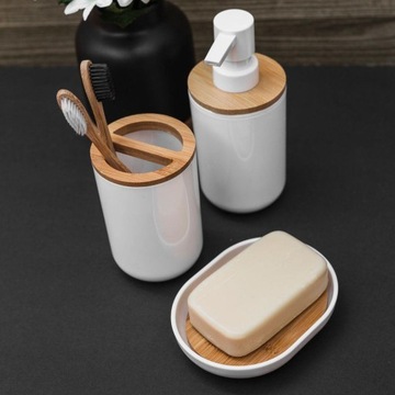 Мыльница, белый деревянный контейнер для мыла.