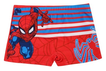 SPIDERMAN MARVEL BAJKOWE KĄPIELÓWKI DLA CHŁOPCA NA BASEN PŁYWALNIĘ 128