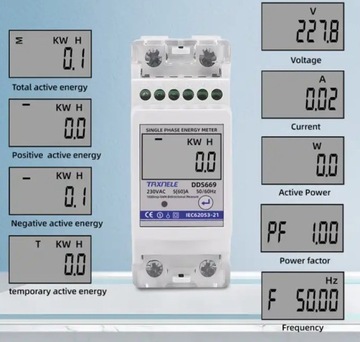 Двунаправленный фотоэлектрический счетчик энергии RS485
