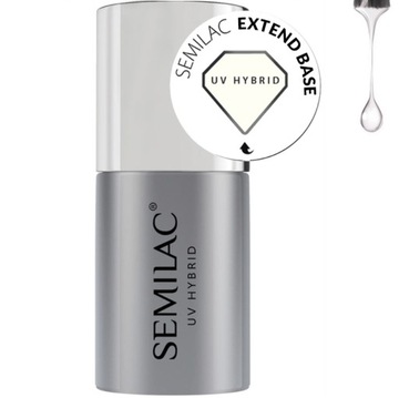 Semilac Extend Base Baza pod Lakier Hybrydowy 7ml do Przedłużenia Paznokci