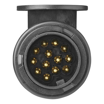 13-контактная вилка для прицепа, розетка из ПВХ, 12 В Strong