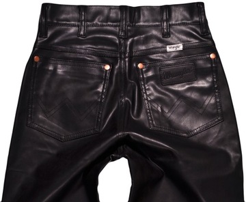 WRANGLER spodnie REGULAR slim black WILD WEST _ W24 L32