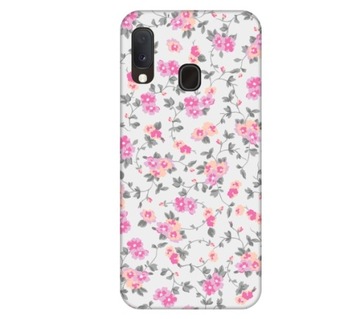 Etui pokrowiec do Samsung Galaxy A20e Floral kwiat