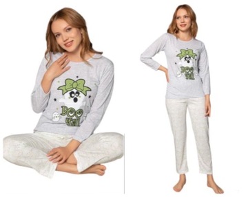 BAWEŁNIANA PIŻAMA DAMSKA DUŻO WZORÓW M L XL XXL