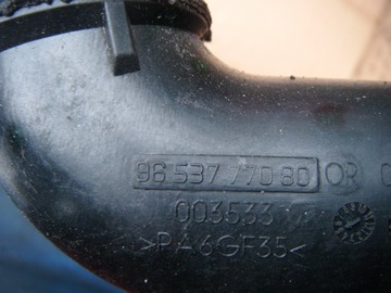 FORD C-MAX 03-10 1.6 TRUBKA TURBO 9653777080